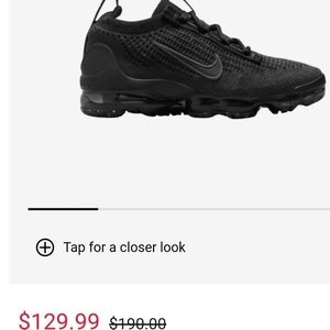 Brand new Nike Vapor Max sneakers